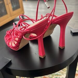 Hot Pink Strappy Sandal